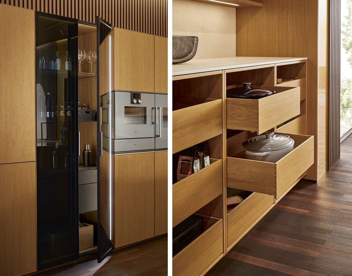 NX660 Natural Walnut Designer German Kitchen