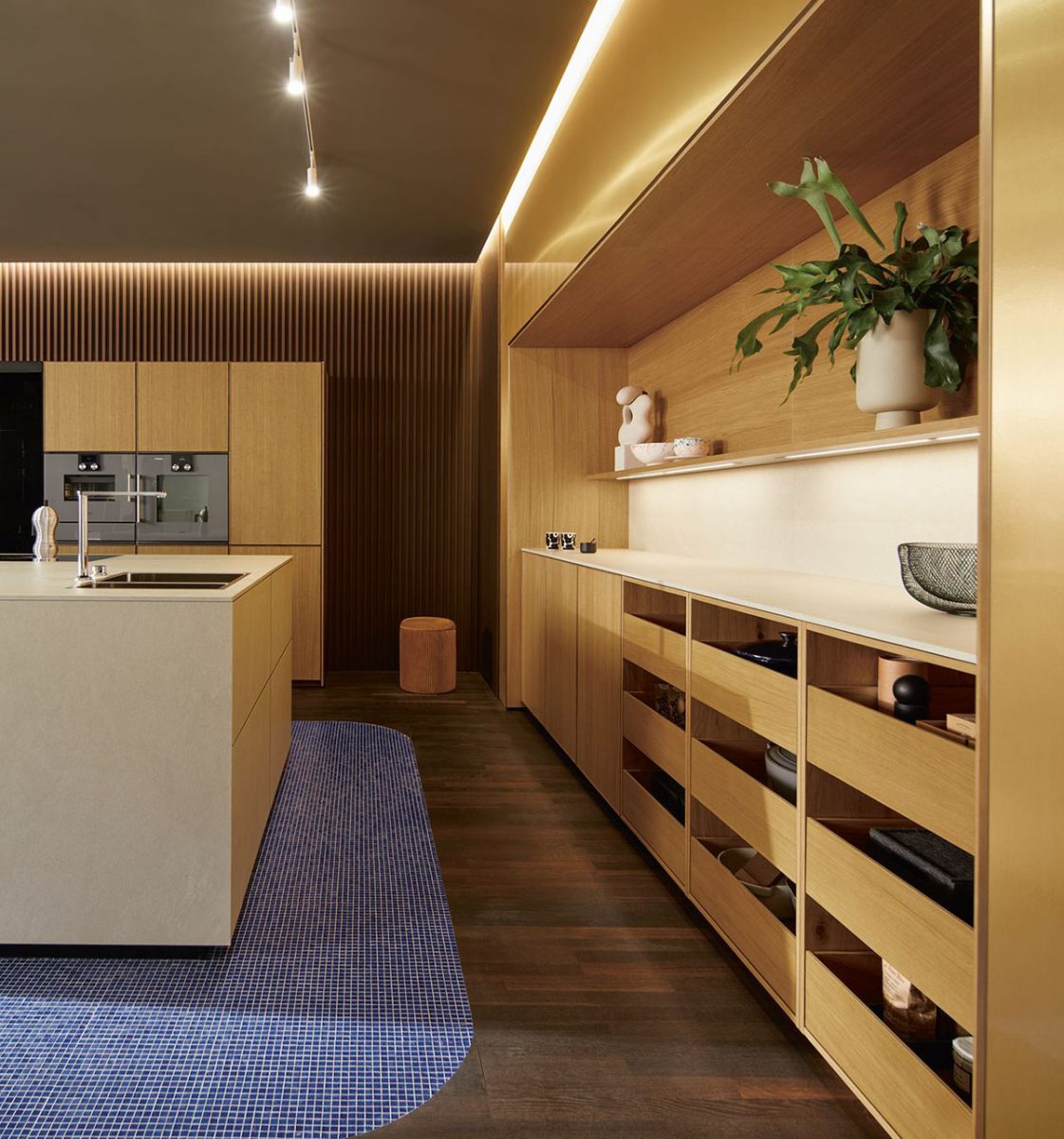 NX660 Natural Walnut Designer German Kitchen