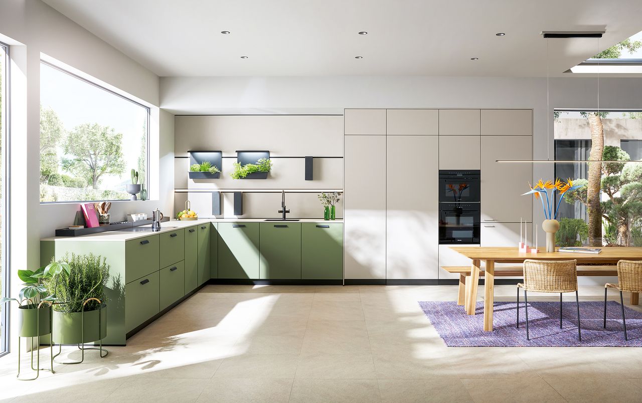  NX510 Pebble Grey Matt Velvet next125 German kitchen