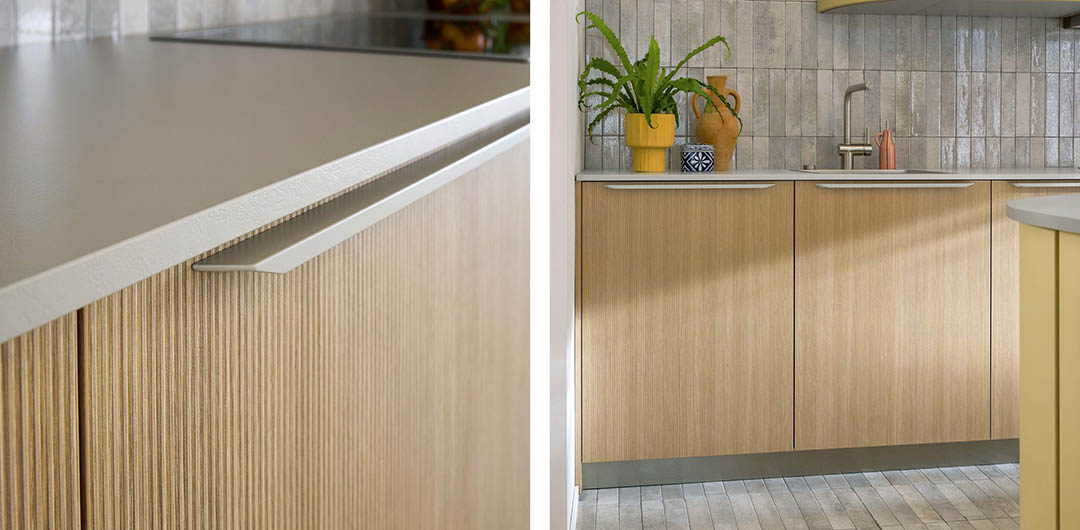 Schuller Kitchens Lineo Door in Grooved Oak