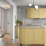 Schuller Kitchens Lineo Sand Yellow Satin