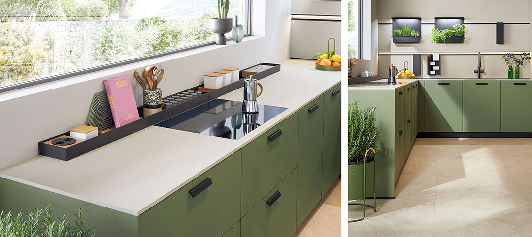 next125 kitchens - NX890 Olive Green